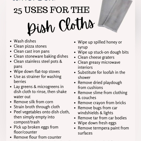 New-Norwex netted dishcloth cloth, 2 pack - Picture 3 of 3